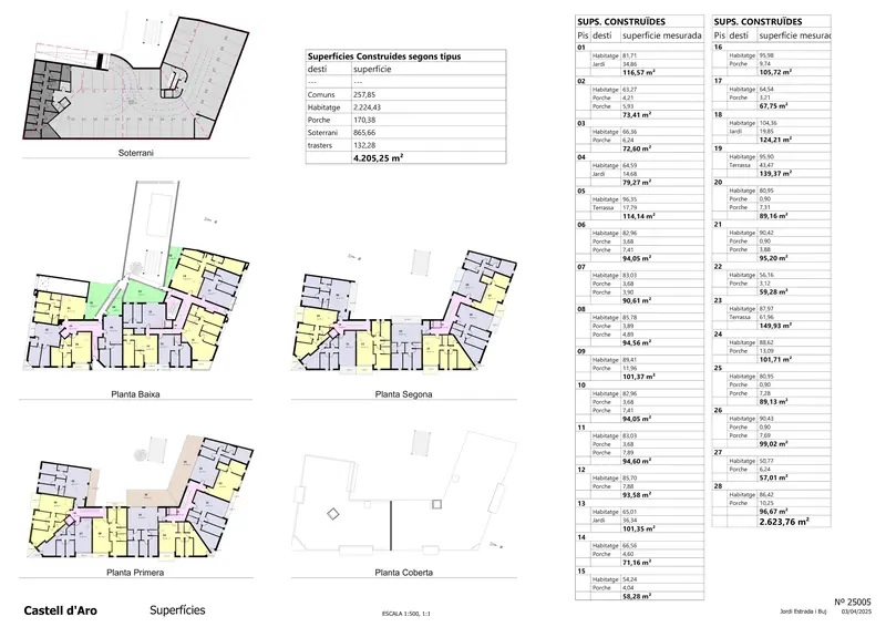 Plànol general de Vall d'Aro Residencial, pàgina 9 de 12